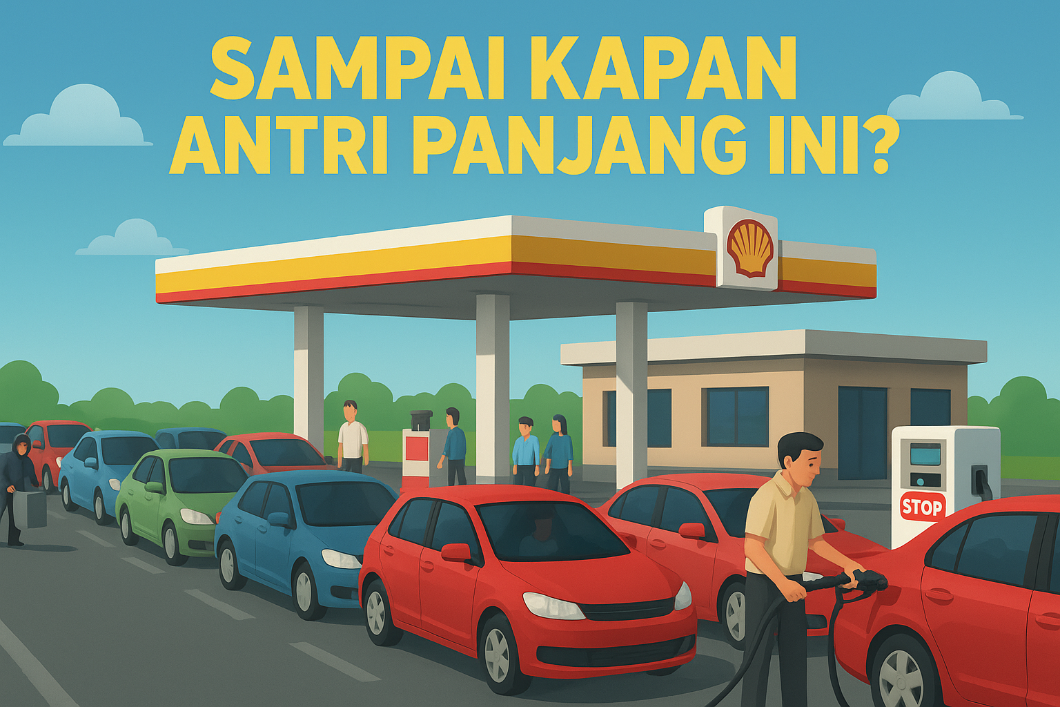 Antrian BBM Panjang, Pengetap Bebas di Kobar