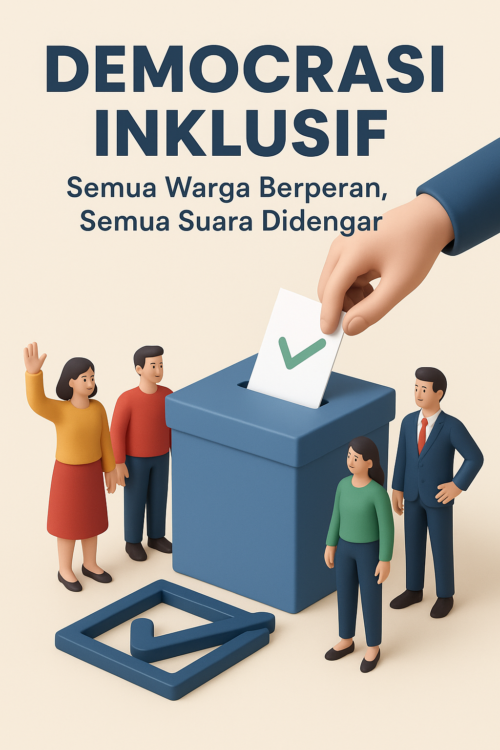 Demokrasi Inklusif: Semua Warga Berperan, Semua Suara Didengar
