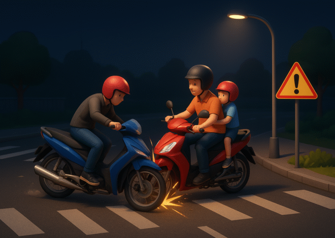 Akibat Kecelakaan, Dua Anak Terluka Di Kelurahan Candi