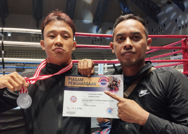 Axel Maynard Persembahkan Medali Perak untuk Kalteng di Kejurnas Kickboxing 2025, Coach Angga: “Ia Sudah Tampil di Performa Puncak”