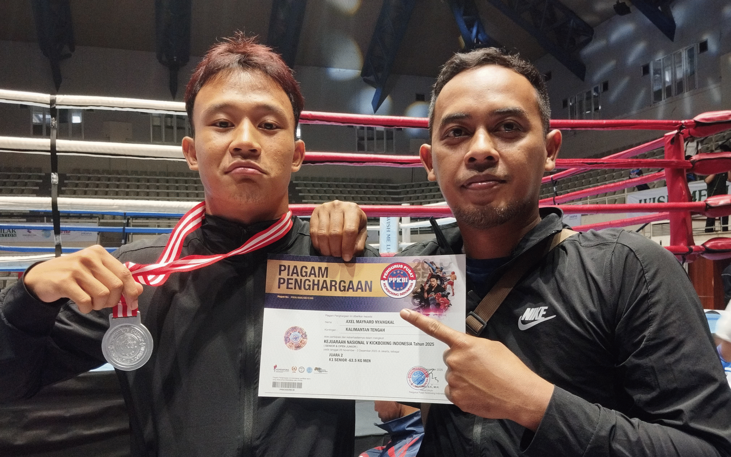 Axel Maynard Persembahkan Medali Perak untuk Kalteng di Kejurnas Kickboxing 2025, Coach Angga: “Ia Sudah Tampil di Performa Puncak”