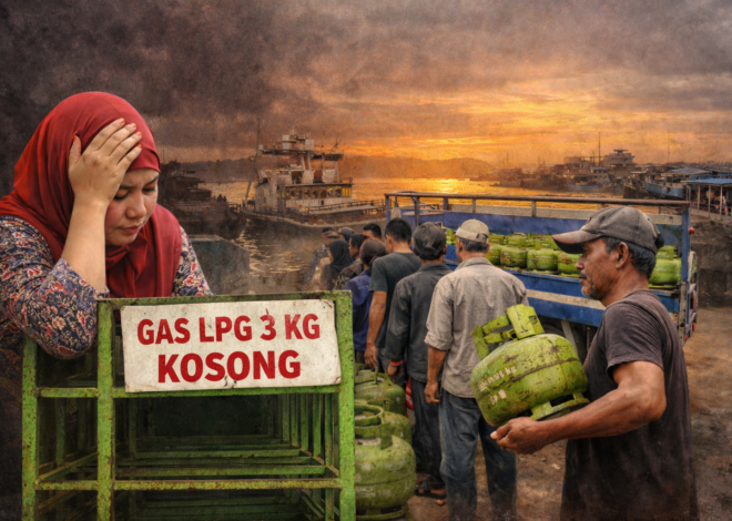 Harga Gas Melon Melonjak, Api di Dapur Warga Kumai Kian Menguji Kesabaran